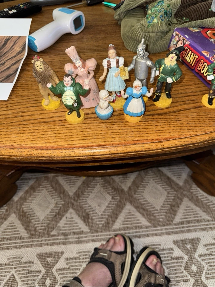 Lote De 9 Figuras De Colección Mago de Oz 1939 Loew's Ren 1966 MGM 1987-1988 Turner Foto 4 de 4