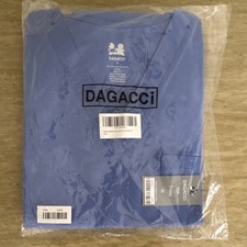 DAGACCI Medical Scrub Set Ceil Blue Size M T-1000 Top P-5000 Pants Unisex