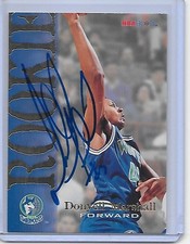 Basketball Card IP auto NBA DONYELL MARSHALL MN Timberwolves rookie 94-95 Hoops. rookie card picture