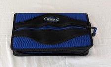 Case it Tall CD/DVD Carring/Storage Case Blue/Black