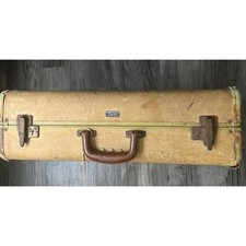 Valigia vintage Samsonite Creamlite condizioni ruvide espositore prop