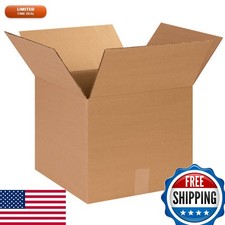 BOX USA 14"L x 14"W x 12"H Shipping Boxes 25-Pack Corrugated Cardboard