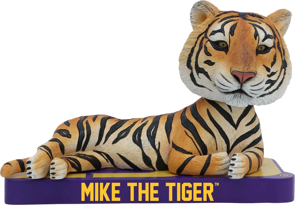 Mike the Tiger LSU Tigers Live Mascot Bobblehead NCAA College - Image 1 of 1