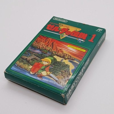 THE LEGEND OF ZELDA no DENSETSU 1 Famicom Nintendo Japan Box