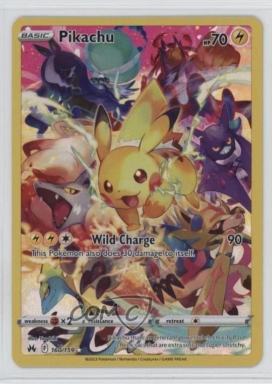 ピカチュウ IR [160/159]【英語版】ソード&シールド「クラウンゼニス」 Pikachu 160/159 Crown Zenith for sale | eBay
