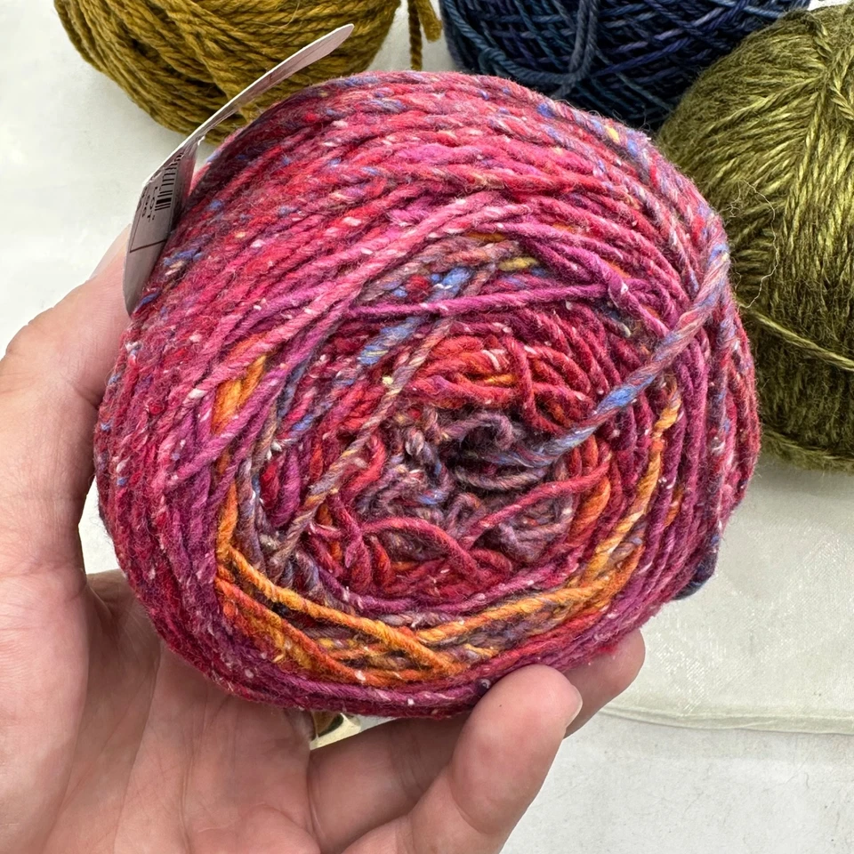 Silk Blend Yarn Cotton Mixed Ball Hank Lot of 4 Malabrigo Kudo - Image 3 of 4