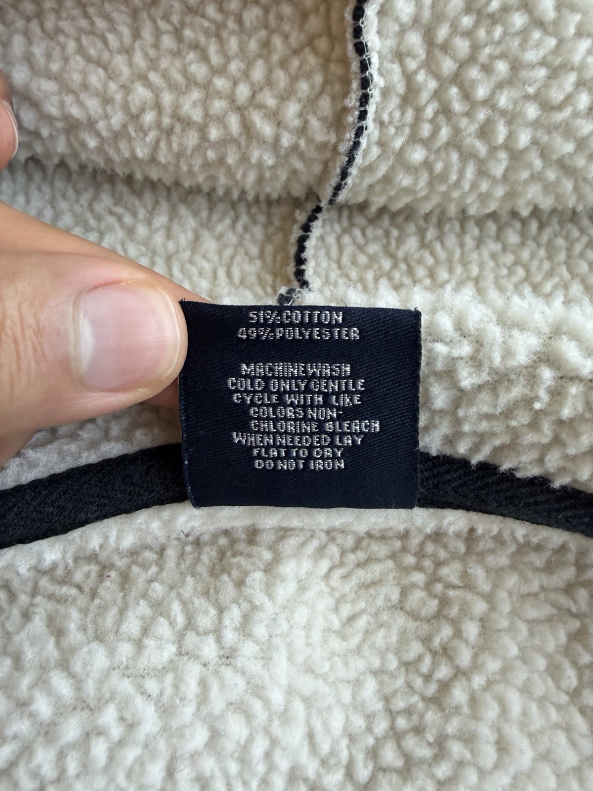BAC Sherpa Lined Thick Heavyweight Full-Zip Hoodie Black Jackson Hole Wyoming thumbnail 7