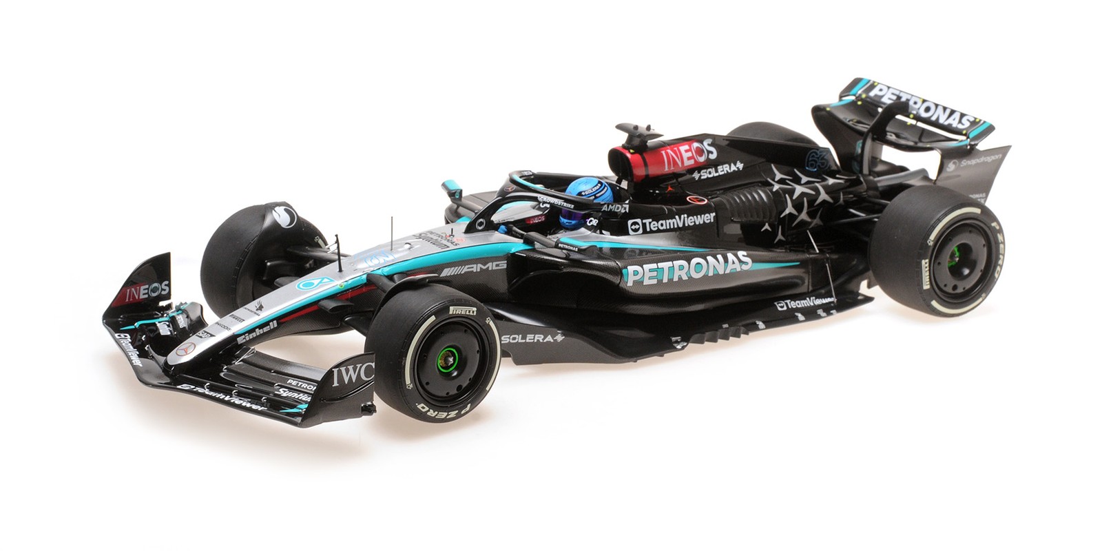 Minichamps 110241163 1:18 Mercedes-AMG F1 W15 E Performance #63 George Russell W