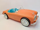 1962 Barbie Austin Healey Convertible Car IRWIN Mattel INTACT WINDSHIELD Vtg
