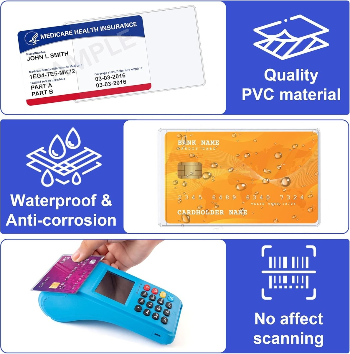 10 PCS Social Security Card Protector Sleeves, Waterproof SSN Medicare/Credit | eBay 10 PCS Social Security Card Protector Sleeves, Waterproof SSN Medicare/Credit | eBay