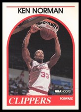 1989-90 Hoops #162 Ken Norman Los Angeles Clippers Basketball Card