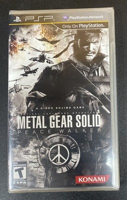 Metal Gear Solid Peace Walker Video Game For Sony PSP New/Sealed Black Label