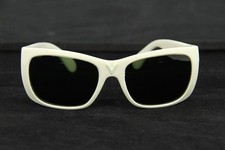 259 Rare New Vintage Vuarnet 087 White Sunglasses PX3000 Green Mineral Lens