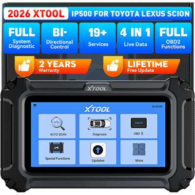 XTOOL IP500   Bidirektionales Diagnosegerät für alle Fahrzeugsysteme für Toyota