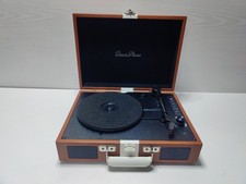 Lenco TT-120BNWH Classic Phono Retro Turntable Speakers & Bluetooth Brown * USED