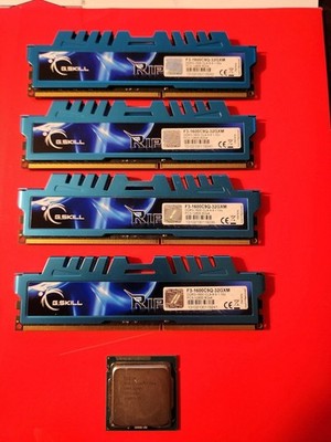 Intel Core i7 3770 + 32GB (4×8GB) G.Skill Ripjaws DDR3 1600 CL9 RAM Kit   Tested