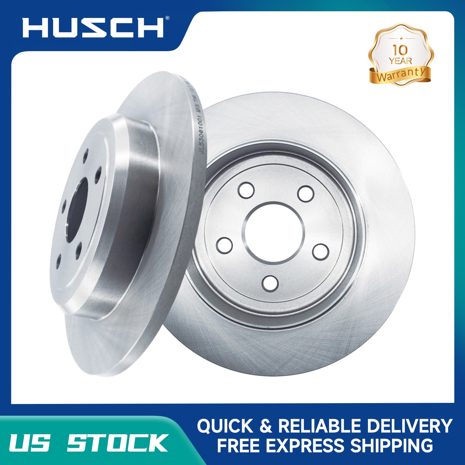 Rear Premium Replacement Rotors for Dodge Durango 2011 - 2020