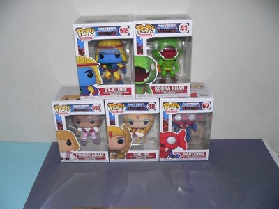 Lot Of 5 Funko Pop Vinyl Figures - Masters of the Universe She-Ra Adam Kobra etc