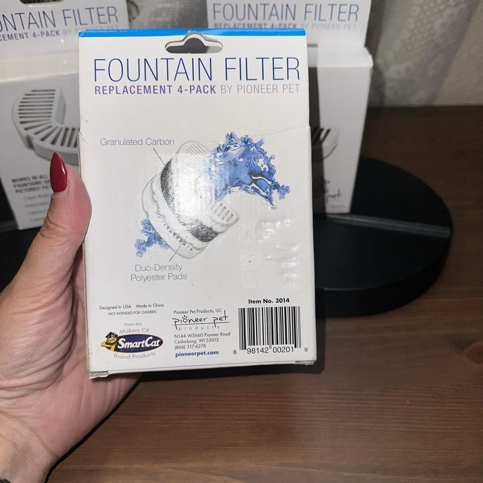 Filtro Fuente Agua Pioneer Pet Repuesto LOTE 3014 Perro/Gato 11 Total Nuevo Foto 4 de 4