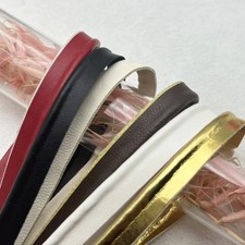 15 Yards Kunstleder Einfassband Seil Verstärkter Kern Matt Paspelband Kordel