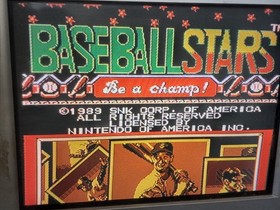 Baseball Stars 1989 NES Nintendo Entertainment Sytem Tested Works Great