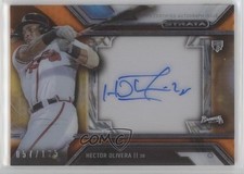 2016 Topps Strata Auto Orange 57/125 Hector Olivera #SA-HOL Auto 2f9