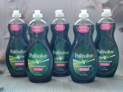 5× Palmolive Ultra Strength Instantly Cuts Grease Liquid Dish Soap, 20 fl oz
