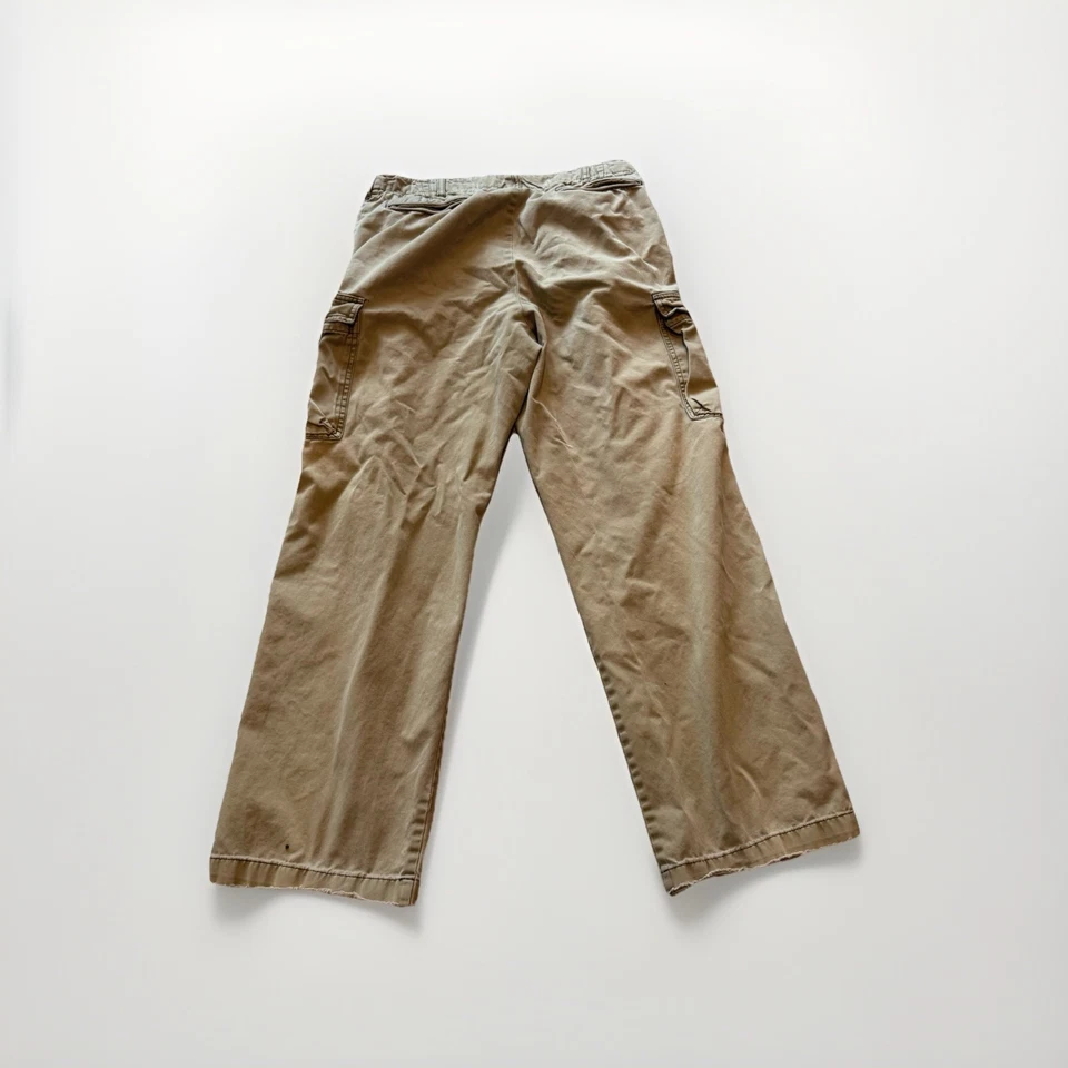 Pantalones cargo holgados American Eagle AE3 para hombre 34x36 caqui pierna ancha Y2K, vintage Foto 2 de 4