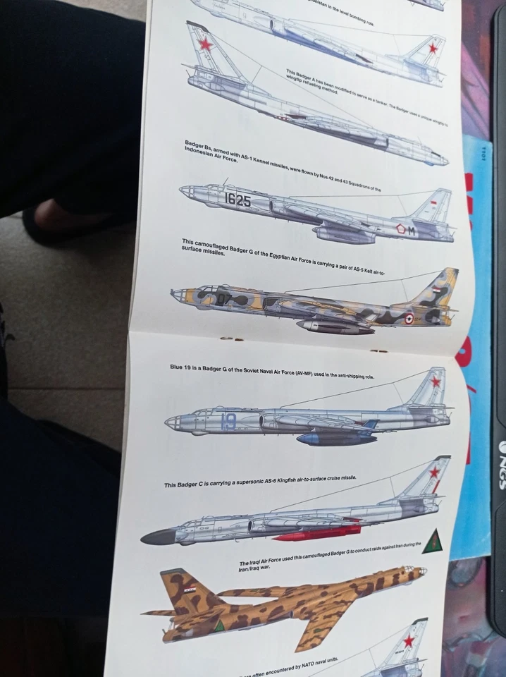 TU-16 BADGER IN ACTION  SQUADRON SIGNAL N°108  LINGUA INGLESE - Immagine 2 di 3