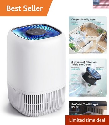 Air Purifiers for Home with High Efficiency Filter Up to 1076 Ft² for Pet Hai...