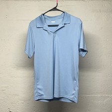Old Navy Men  s Medium Light Blue Polo Shirt Polyester