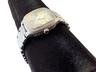David Yurman Thoroughbred Stainless 18k Yellow Gold Watch 25mm for