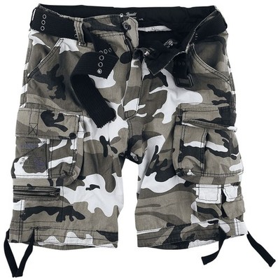 Brandit Short Herren Savage Vintage Shorts snowcamo Basics, Streetwear
