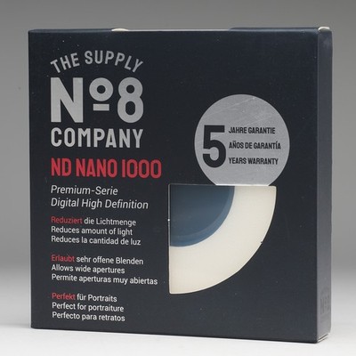 ND Filter ND1000 (10 Stops) Multicoated Nano-X Vergütung 46 mm