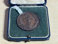1928 Hovis Bread London Brass Medal Original Case Co-operative Society