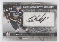 2013-14 ITG Heroes and Prospects Auto Clark Bishop #A-CB Auto 0f8