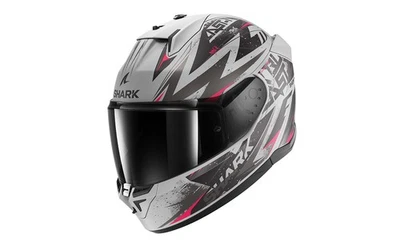 Casque Intégral Shark D-SKWAL 3 Blast-R (Argent Mat/Noir/Rose) Taille: XS (53) - Photo 1/4