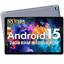 10.1 inch Android 15 Tablet Octa-core 24GB RAM 128GB ROM HD IPS Touchscreen