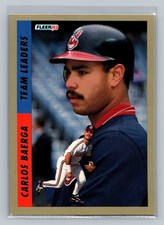 1993 Fleer #6 Carlos Baerga Team Leaders Series One American League