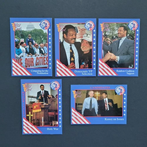 JESSE JACKSON DECISION '92 CARDS You Pick Finish your Set 1992 Wild Card