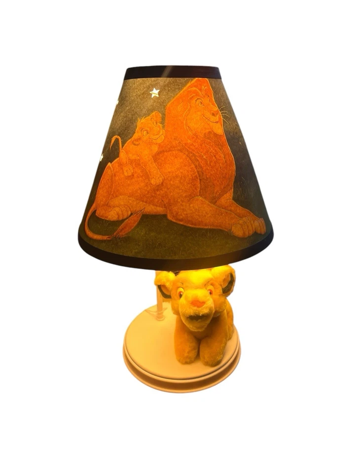 Lámpara portátil Dolly vintage Rey León Simba Mufasa años 90 funcionando Foto 2 de 4