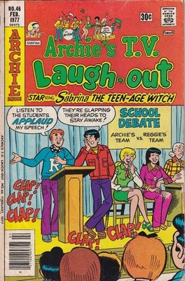 Archie's T.V. Laugh-Out #46 Vintage Fawcett 1977 Sabrina Witch