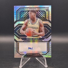 2021 Panini Prizm Draft #CP-MWR Moses Wright Penmanship Prizms Hyper