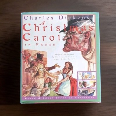 A Christmas Carol, Charles Dickens, Skarmeas Vintage 1998 HCDJ Illus Children's