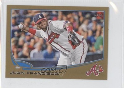 2013 Topps Mini Gold 42/62 Juan Francisco #357 sh7