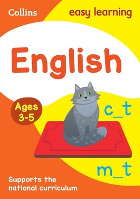 English Ages 3-5: Prepare for school with ea by Collins Easy Learning 0008134200