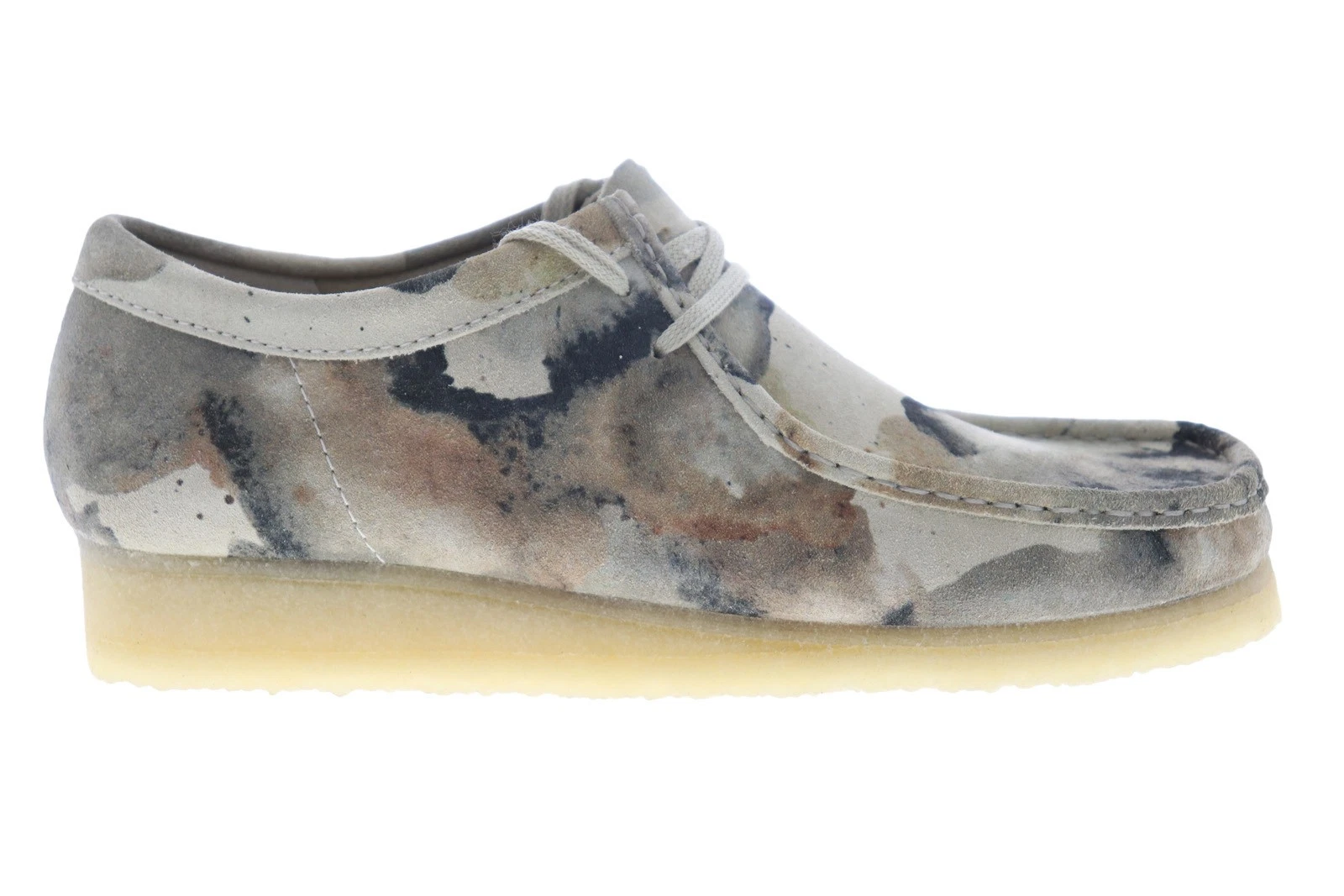 Scarpe casual Clarks Wallabee 26148590 uomo grigio scamosciato Oxford e stringate 7 5