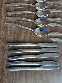 VTG Mar Crest Marcrest MCM Atomic Starburst Stainless Flatware 30 Pieces 1950s