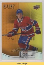2021-22 Upper Deck Allure Rainbow Orange Yellow Cole Caufield #R-50 READ 0v8d