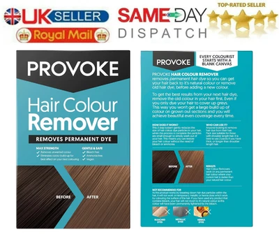 PROVOKE Max Extra Strength Hair Colour Remover No Bleach Permanent Dye Remover